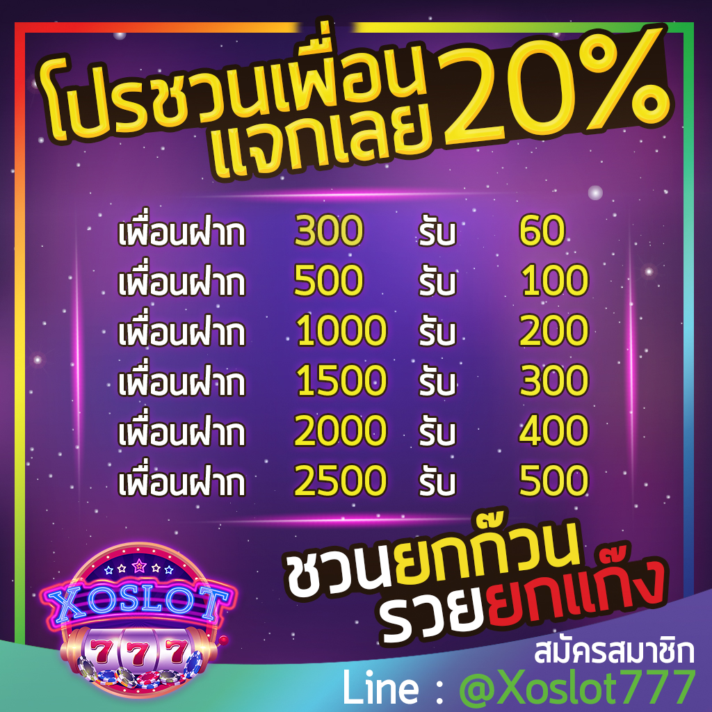 โปรแนะนำเพื่อน